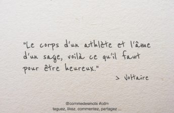 Le corps d’un athlète et l’âme d’un sage