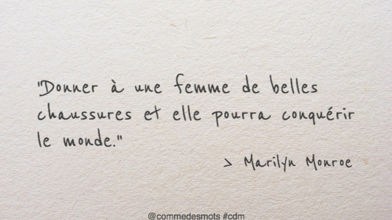 Donner A Une Femme De Belles Chaussures Comme Des Mots