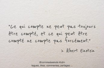 citation ce qui compte