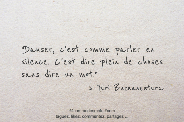 citation danser