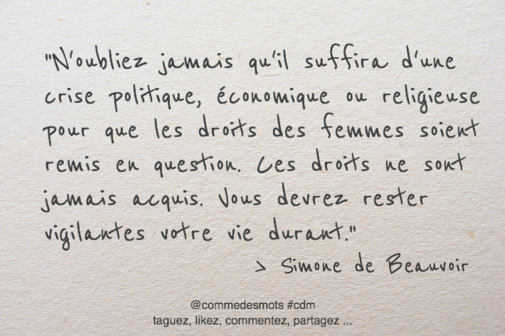 citation droits des femmes