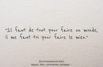 citation faire un monde