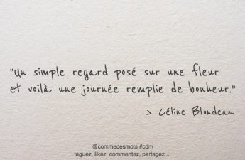 citation fleur bonheur