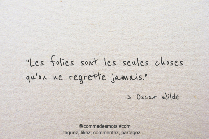 citation les folies