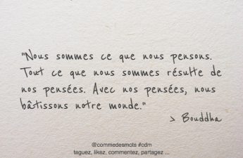 citation nos pensées