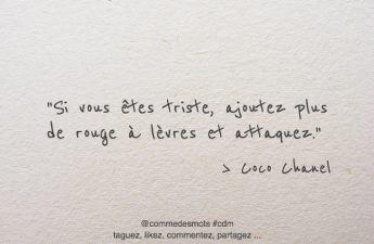 Citation rouge à lèvres