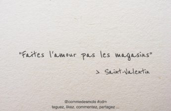 citation Saint-Valentin