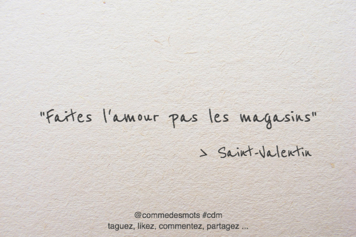 citation Saint-Valentin