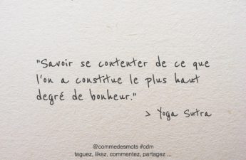 citation se contenter