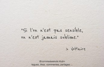 citation sensible sublime