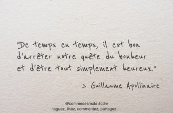 citation simplement heureux