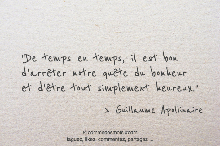 citation simplement heureux