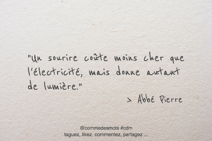 citation un sourire