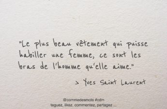 Le plus beau vêtement qui puisse habiller une femme