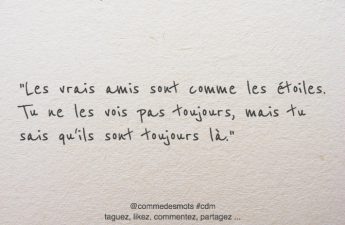 citation vrais amis