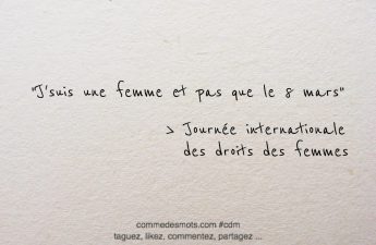 J’suis une femme…