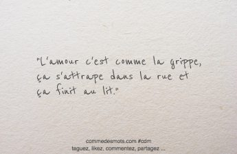 L’amour c’est comme la grippe