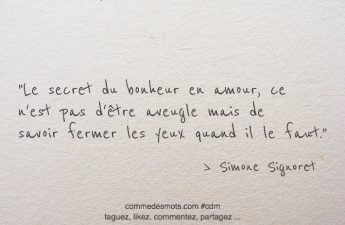 Le secret du bonheur en amour