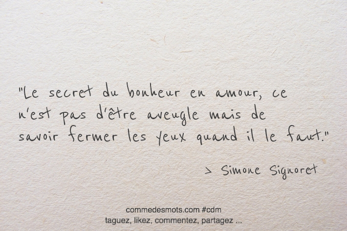 Le secret du bonheur en amour