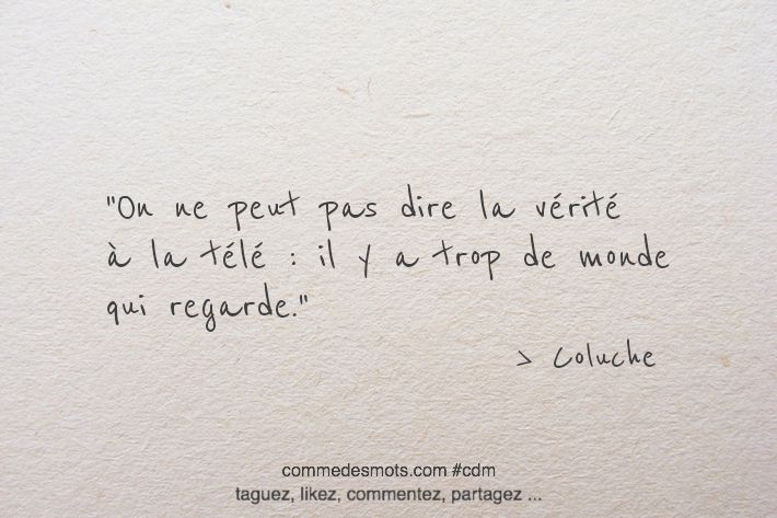 citation de Coluche