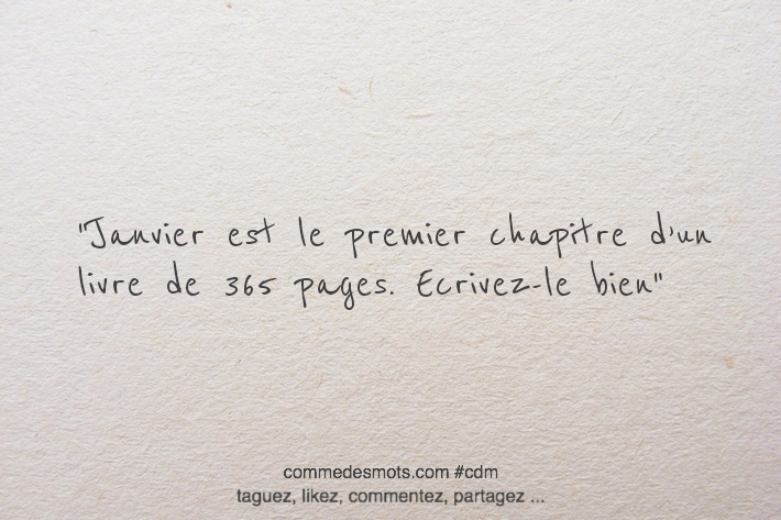 Premier chapitre d'un livre de 365 pages - Comme Des Mots