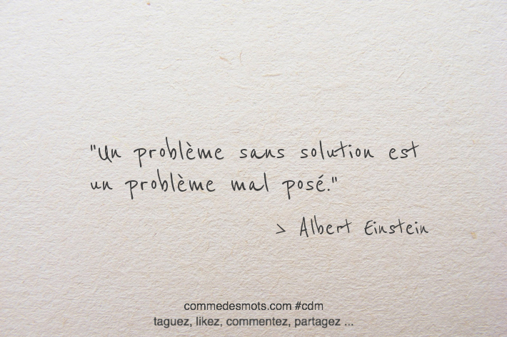 un probleme sans solution