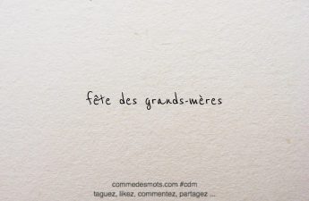 Fête des grands-mères