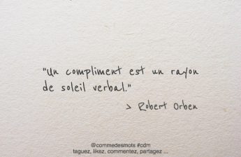 Un compliment