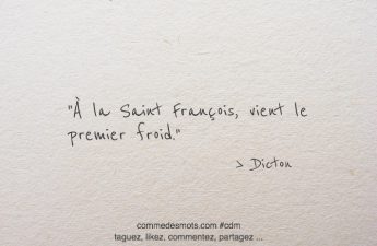 À la Saint François