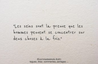 La preuve que les hommes peuvent se concentrer sur deux choses