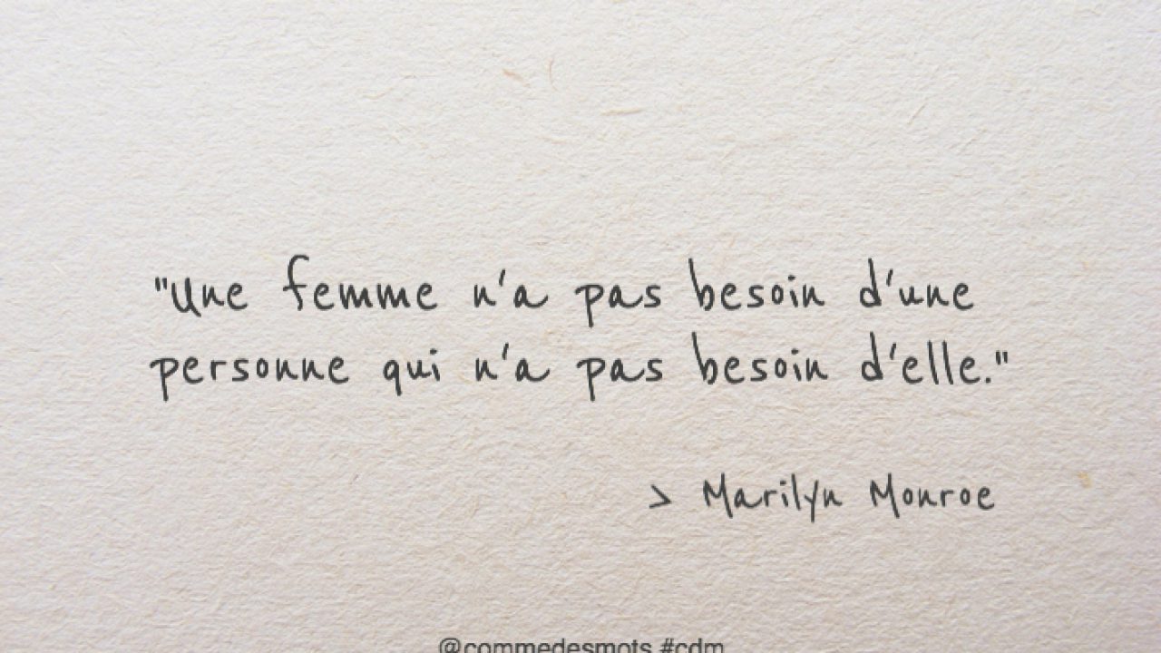 Une Femme Comme Des Mots